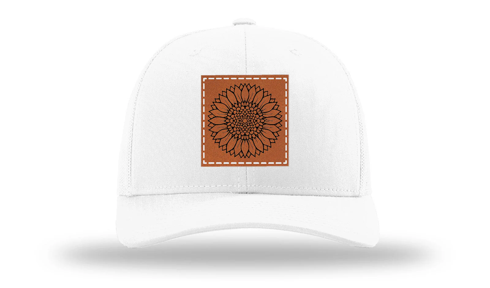 Sunflower Leather Patch Richardson 112 Hat - Image 5