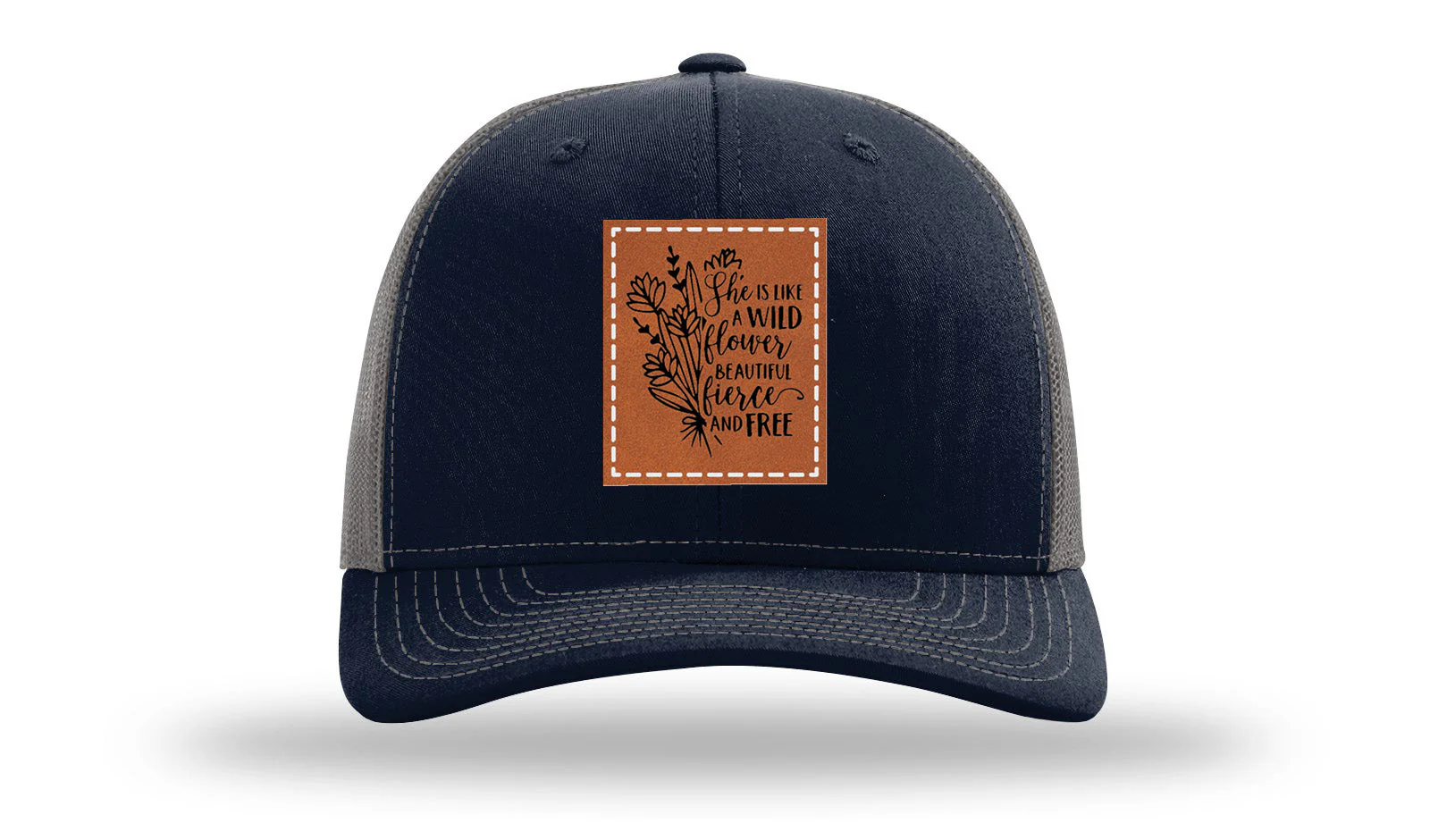 Like A Wild Flower Leather Patch Richardson 112 Hat - Image 27