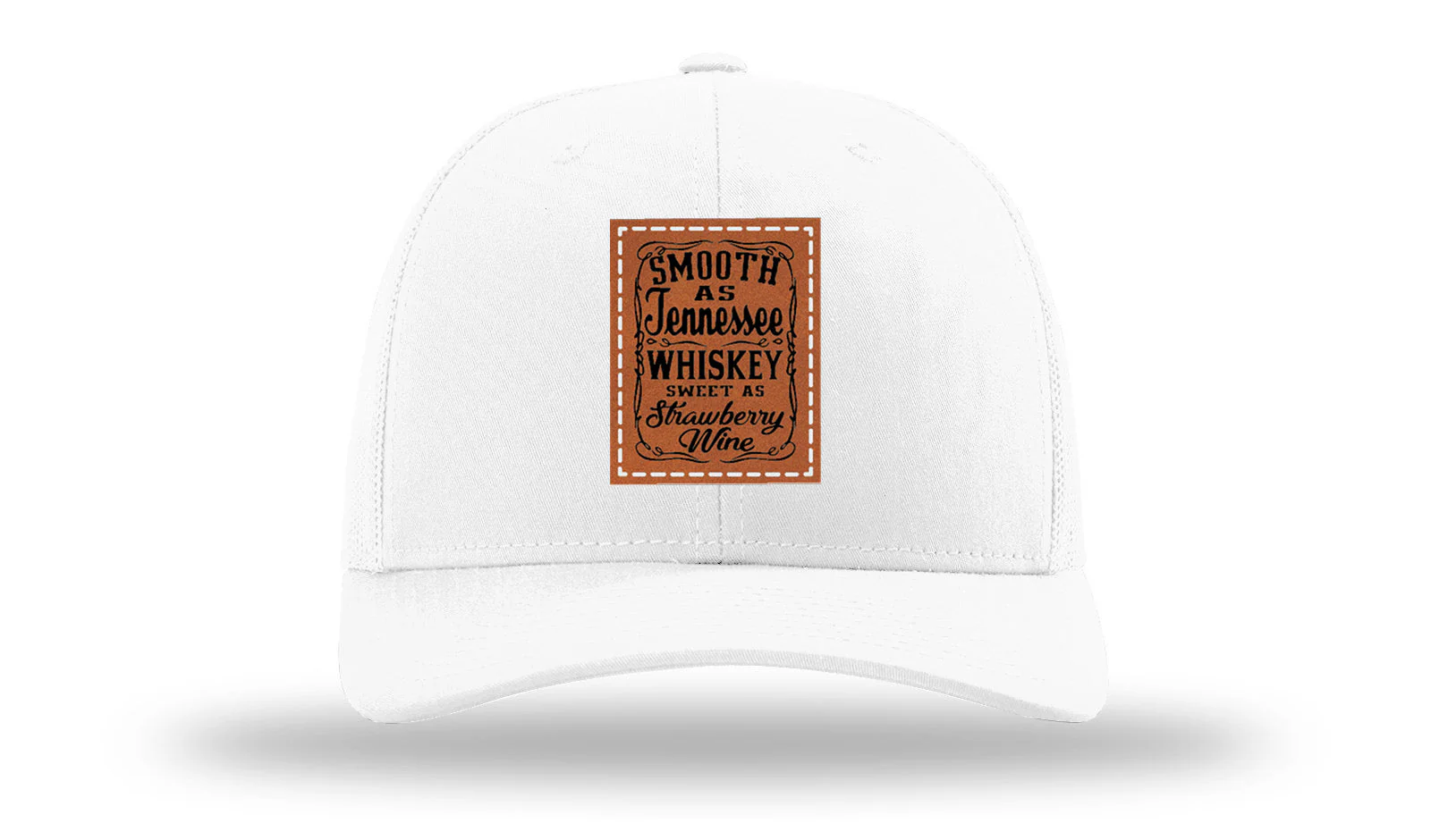 Tennessee Whiskey Leather Patch Richardson 112 Hat - Image 5