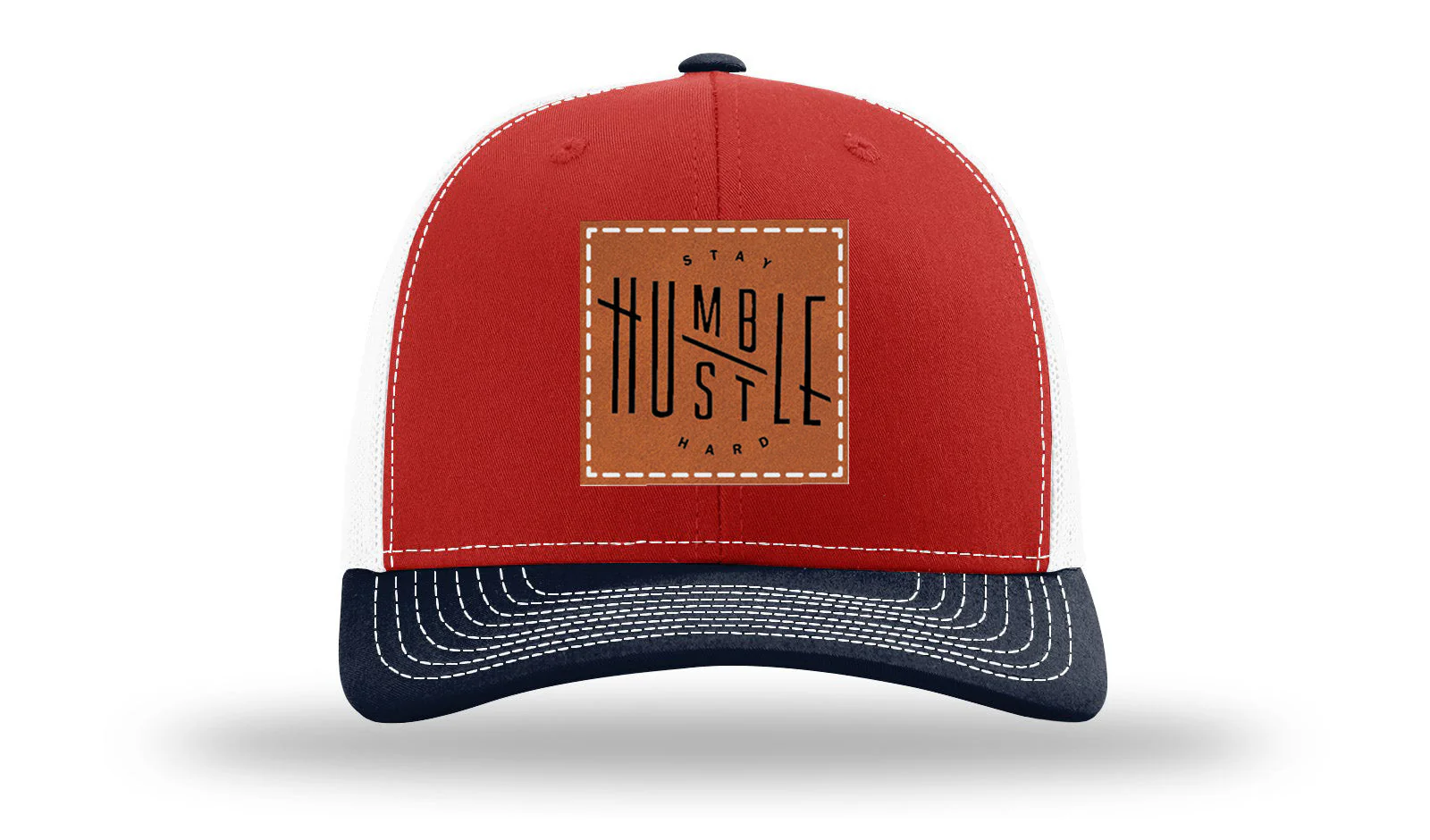 Stay Humble Leather Patch Richardson 112 Hat - Image 41