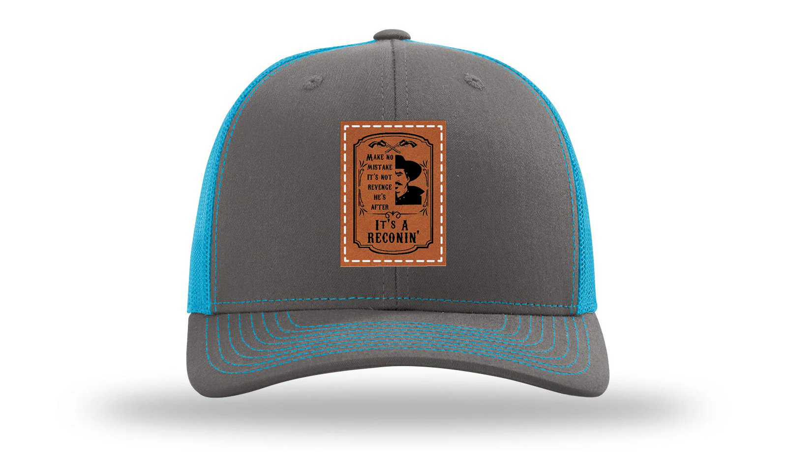 It's A Reconin'  Leather Patch Richardson 112 Hat - Image 14