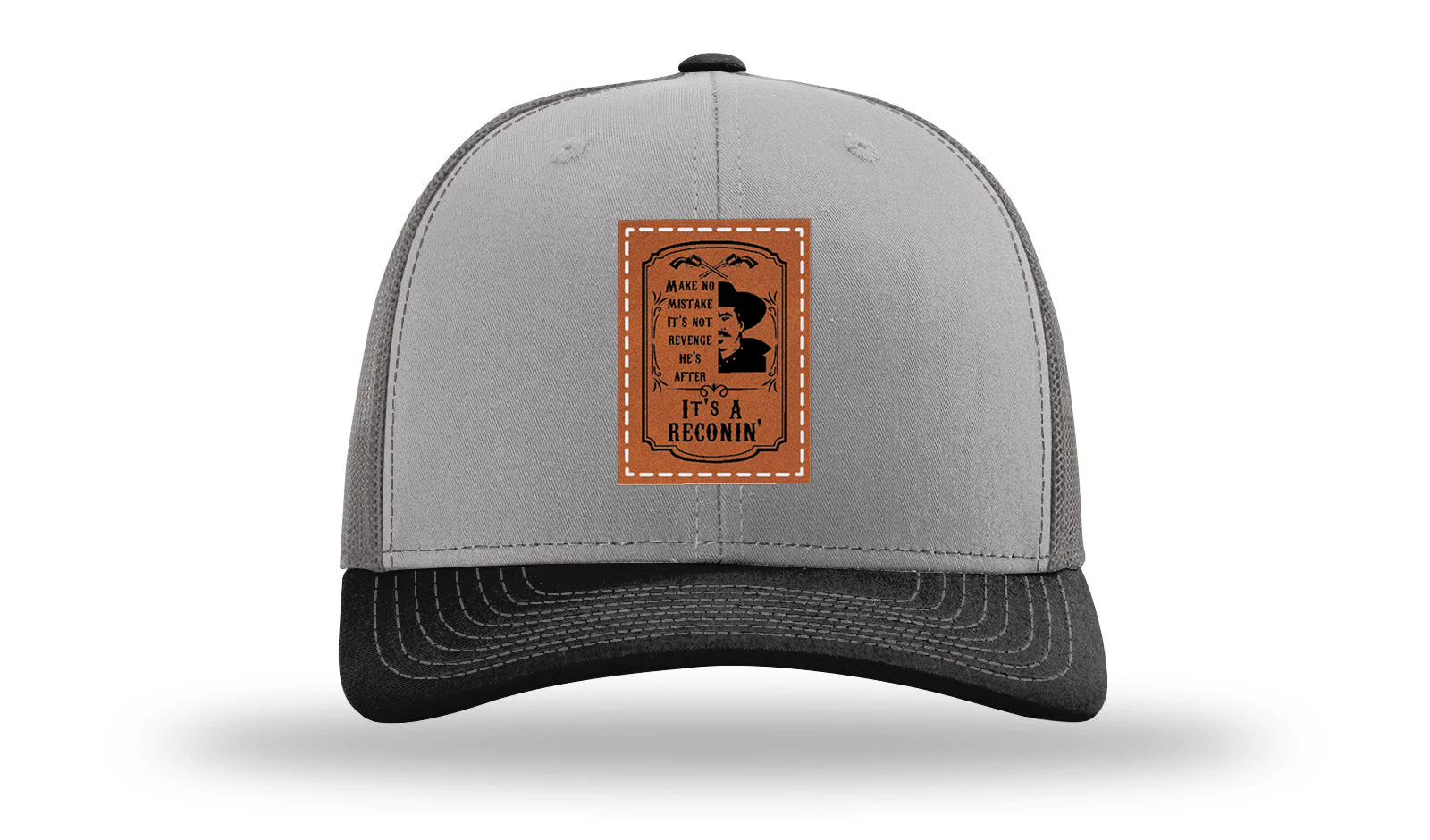 It's A Reconin'  Leather Patch Richardson 112 Hat - Image 36
