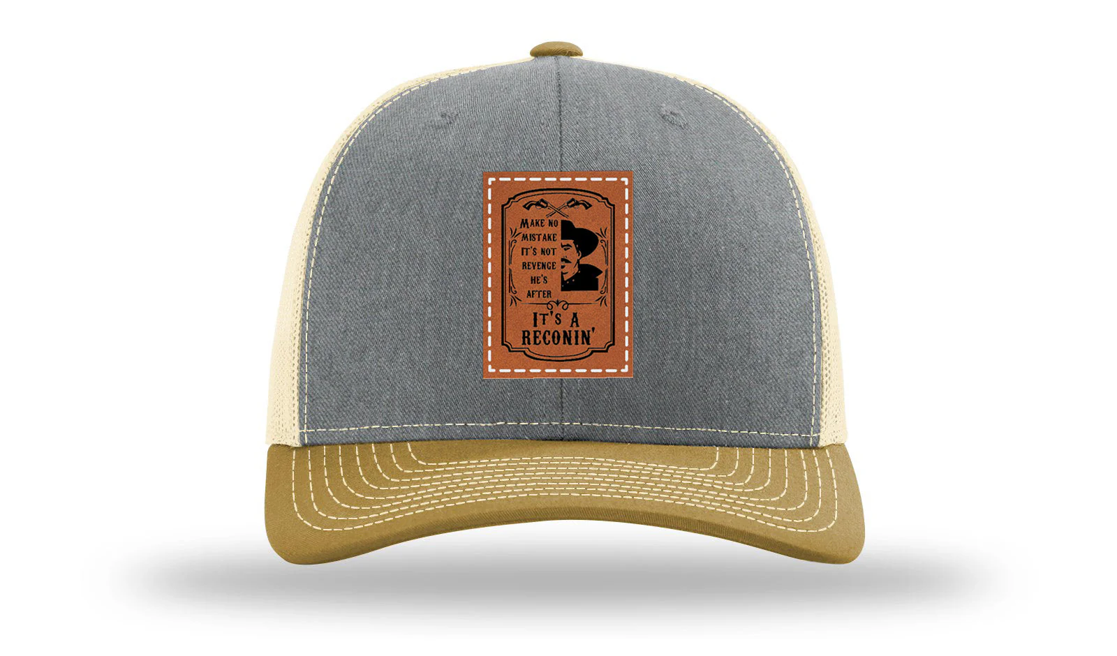 It's A Reconin'  Leather Patch Richardson 112 Hat - Image 37