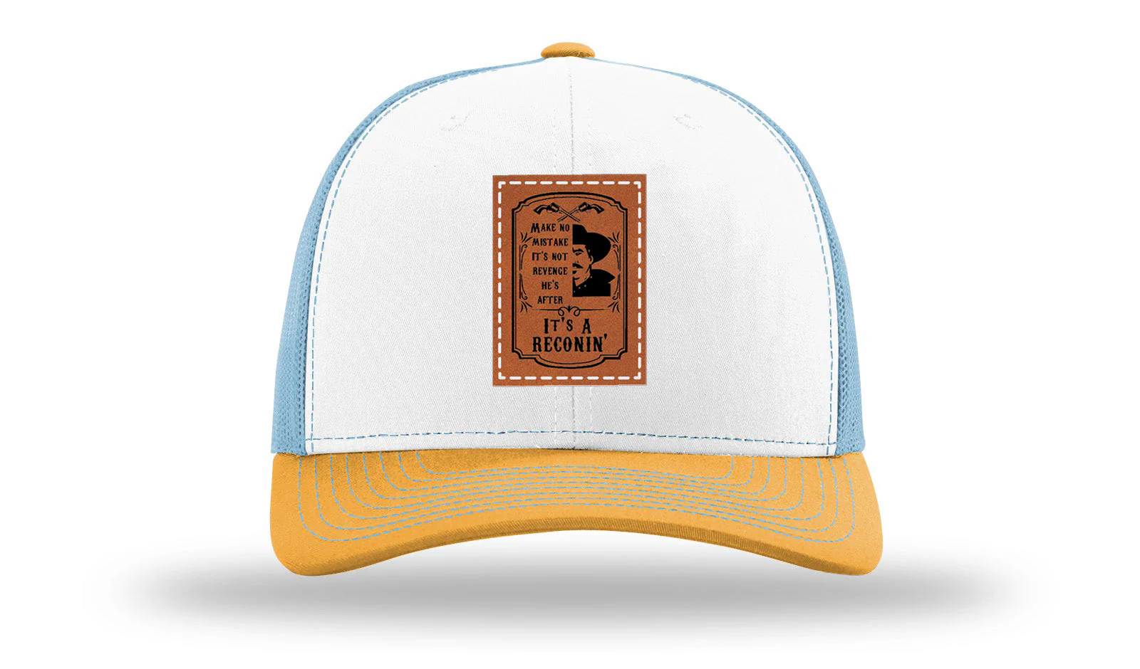 It's A Reconin'  Leather Patch Richardson 112 Hat - Image 43