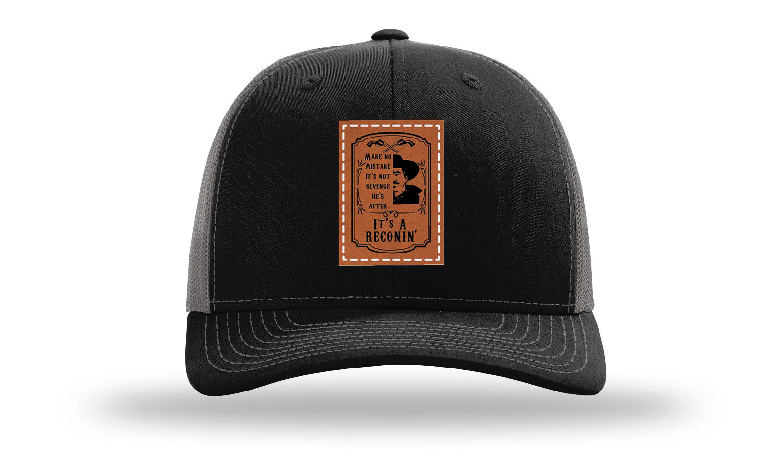 It's A Reconin'  Leather Patch Richardson 112 Hat - Image 6