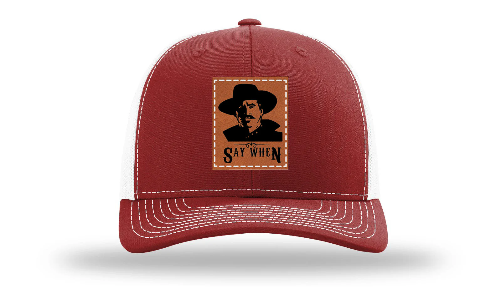 Say When Leather Patch Richardson 112 Hat - Image 9