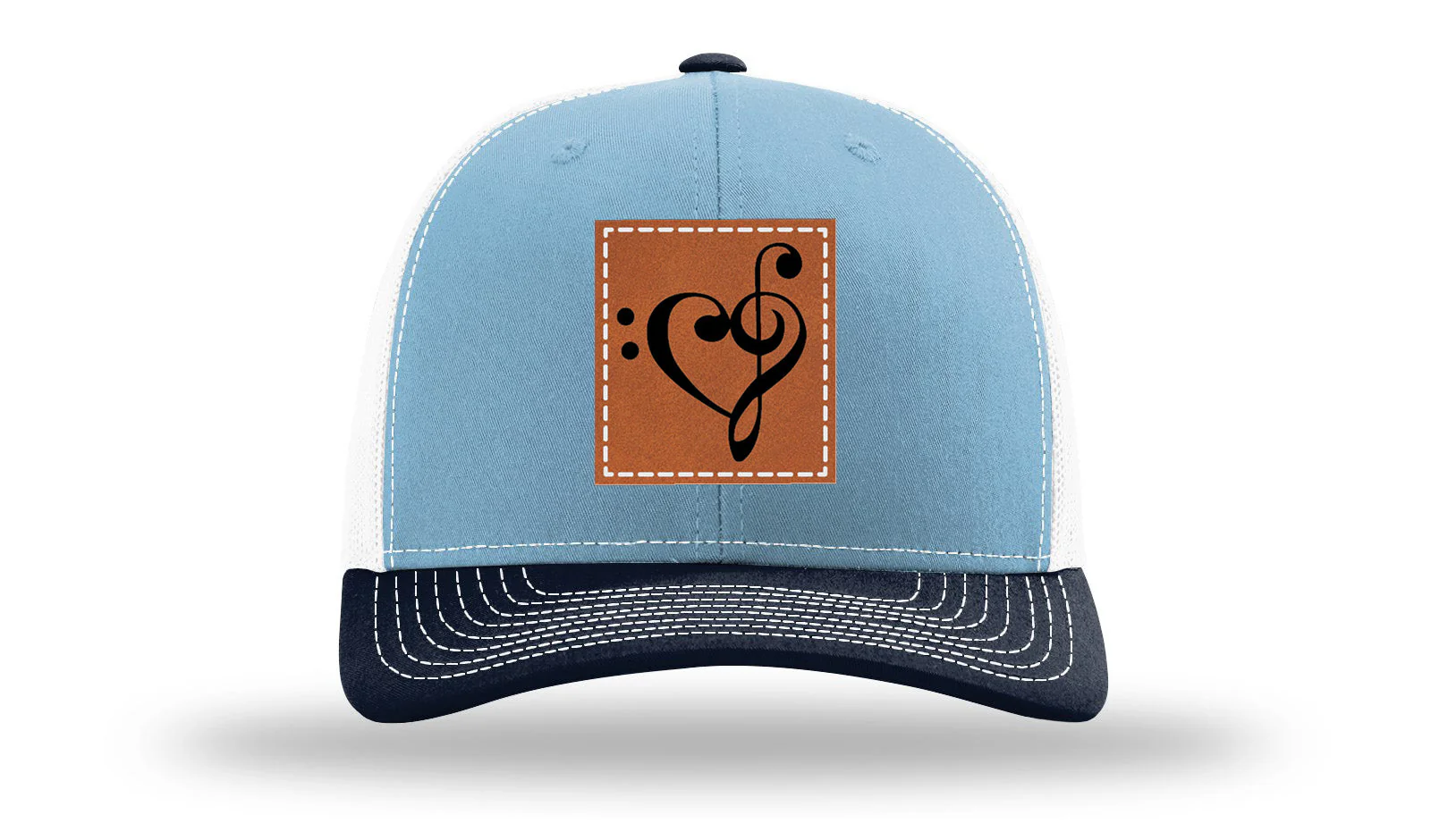 Music Love Leather Patch Richardson 112 Hat - Image 34
