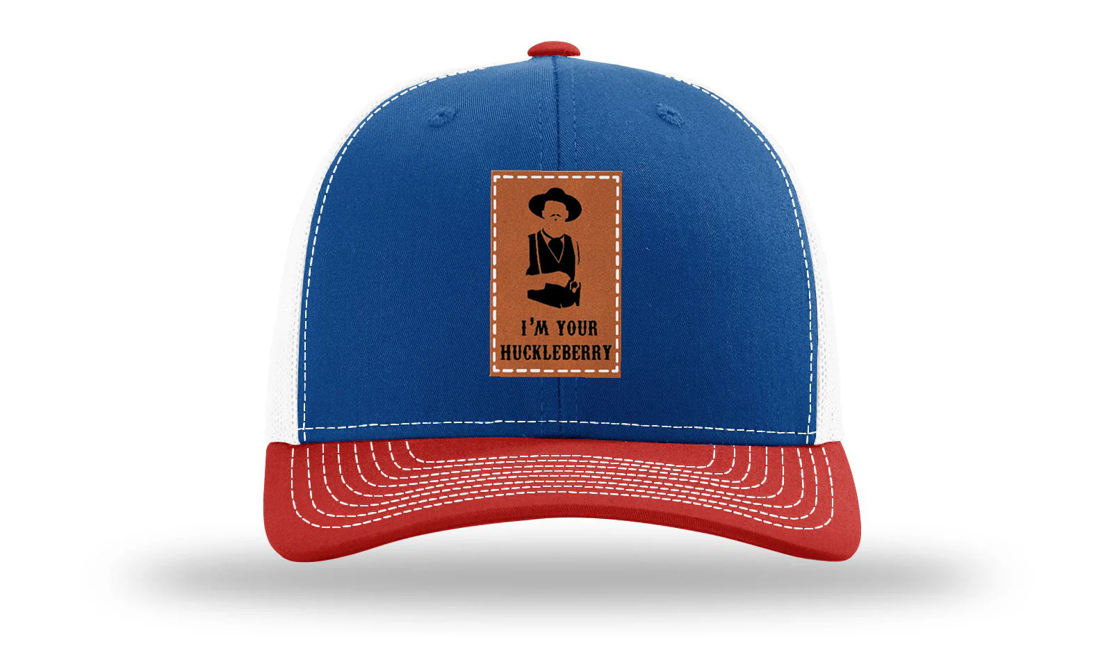 I'm Your Huckleberry Leather Patch Richardson 112 Hat - Image 42