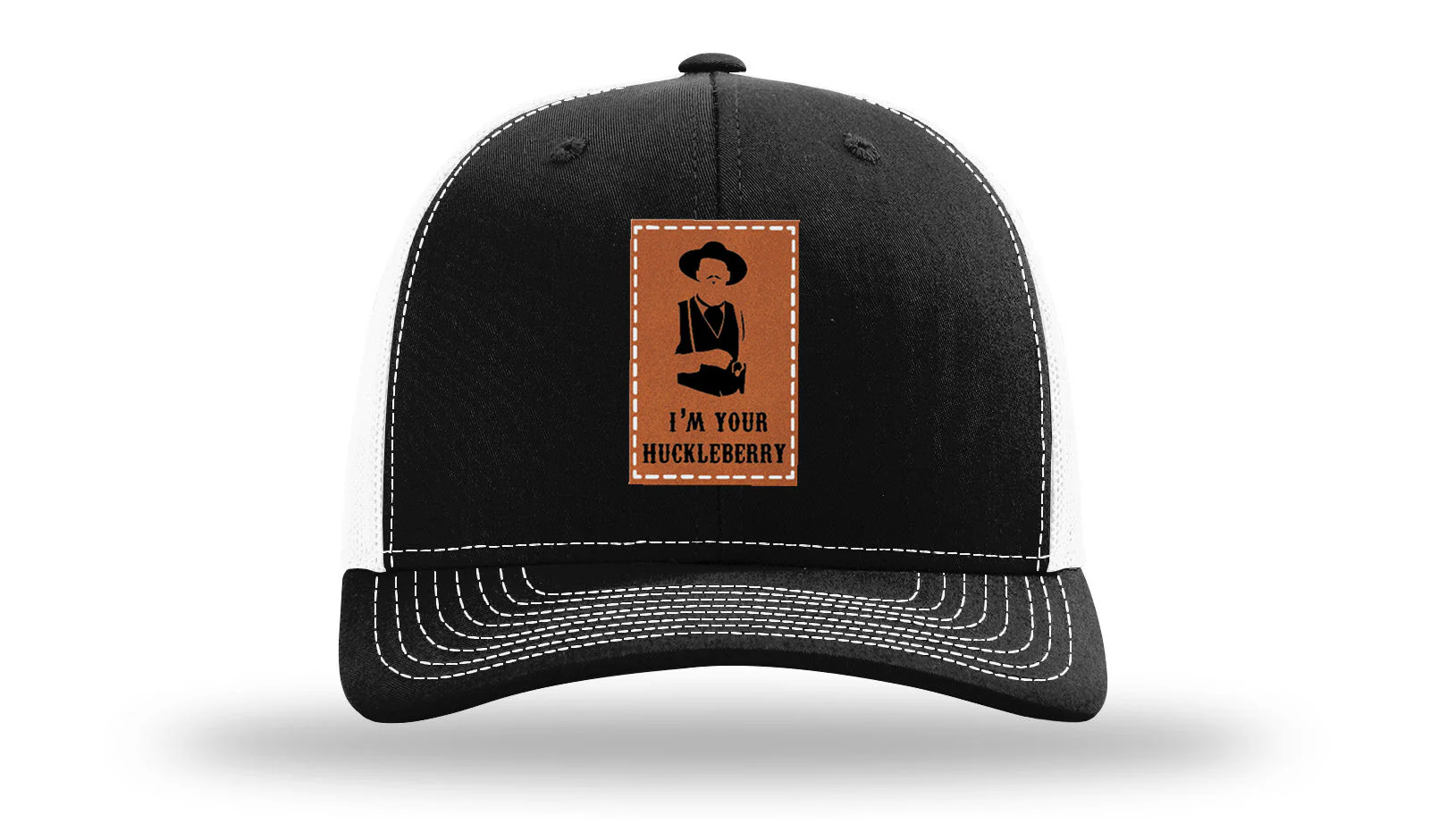 I'm Your Huckleberry Leather Patch Richardson 112 Hat - Image 7