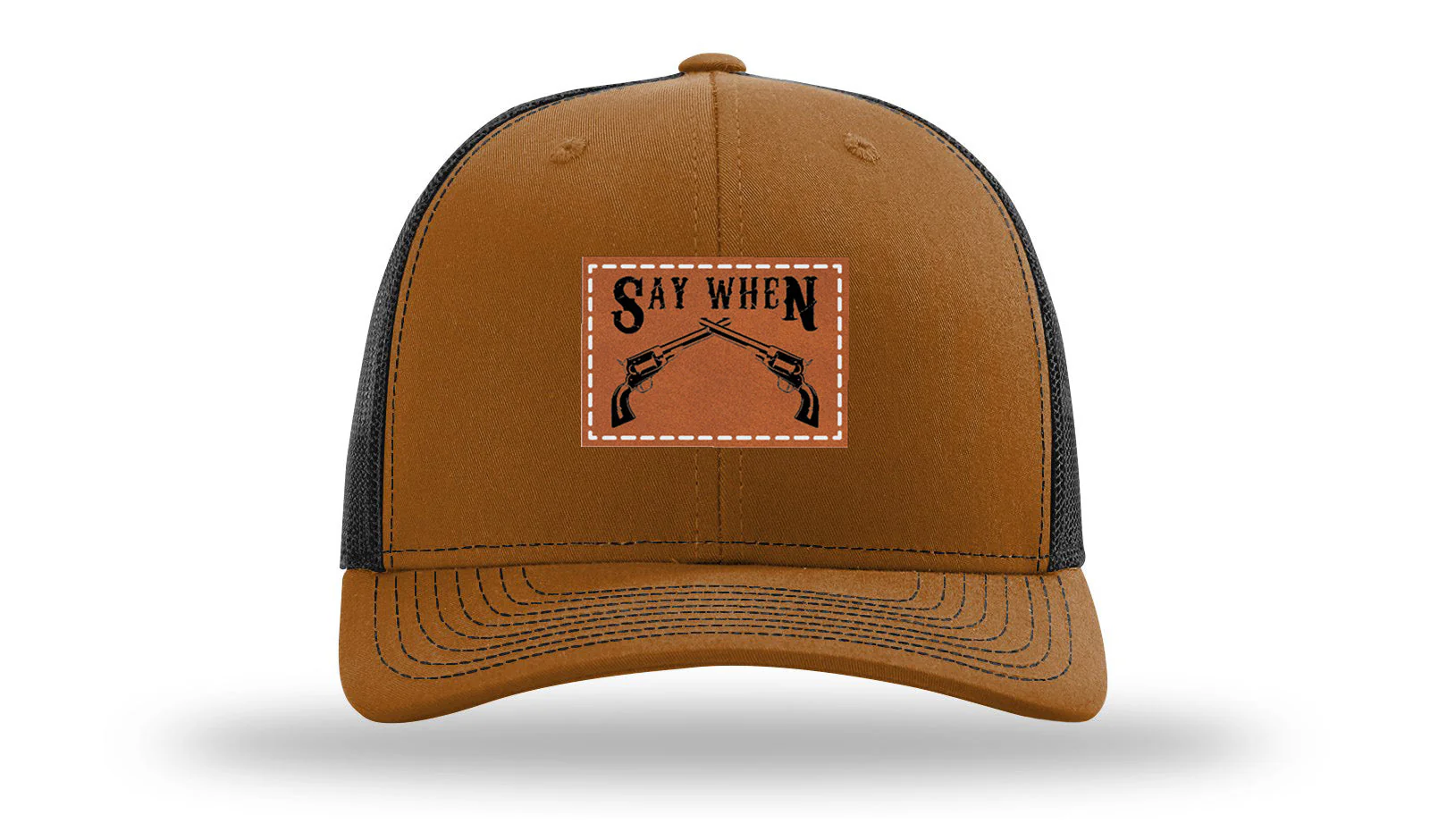 Say When Leather Patch Richardson 112 Hat - Image 10