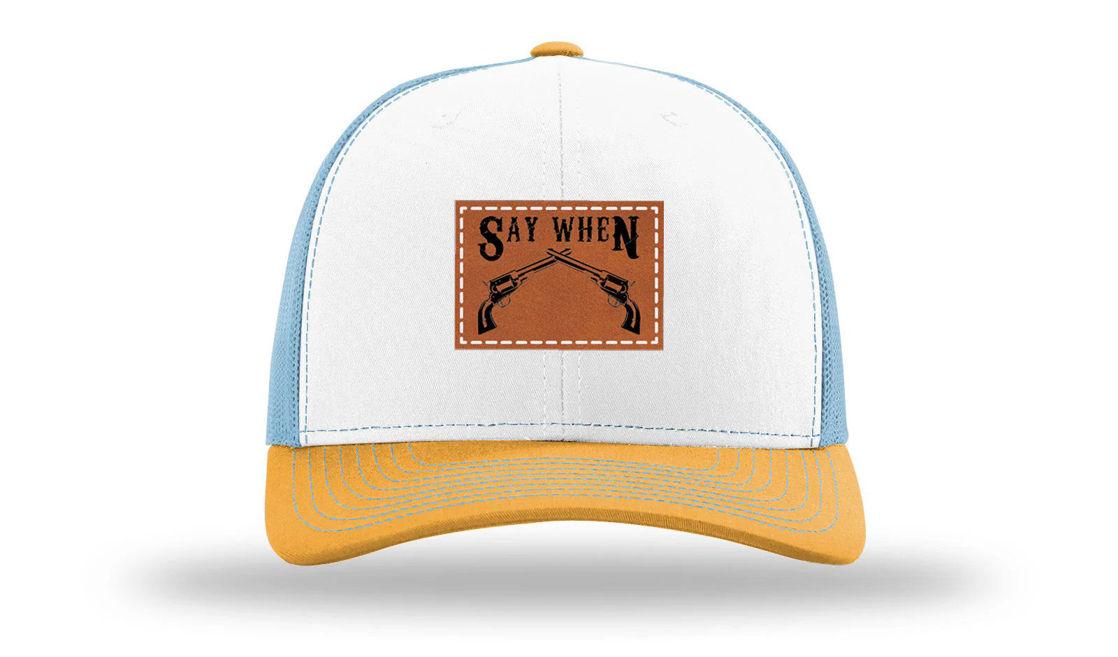 Say When Leather Patch Richardson 112 Hat - Image 43