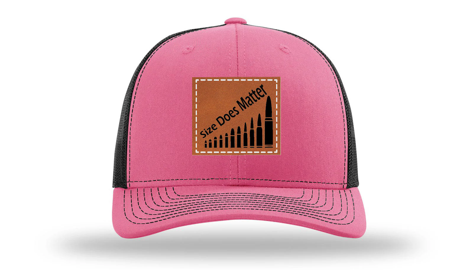 Size Does Matter Leather Patch Richardson 112 Hat - Image 21