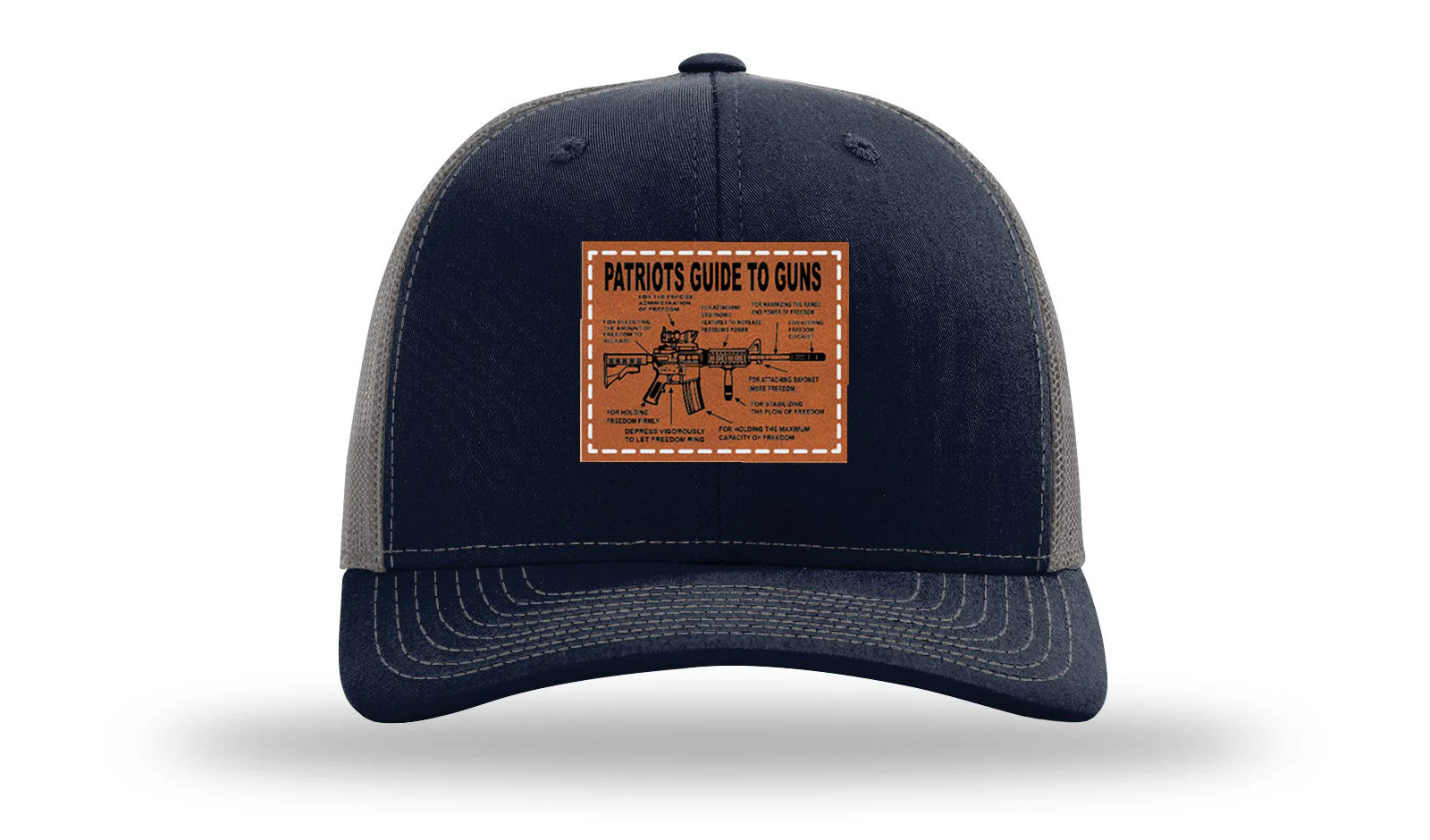 Patriots Guide To Guns Leather Patch Richardson 112 Hat - Image 27