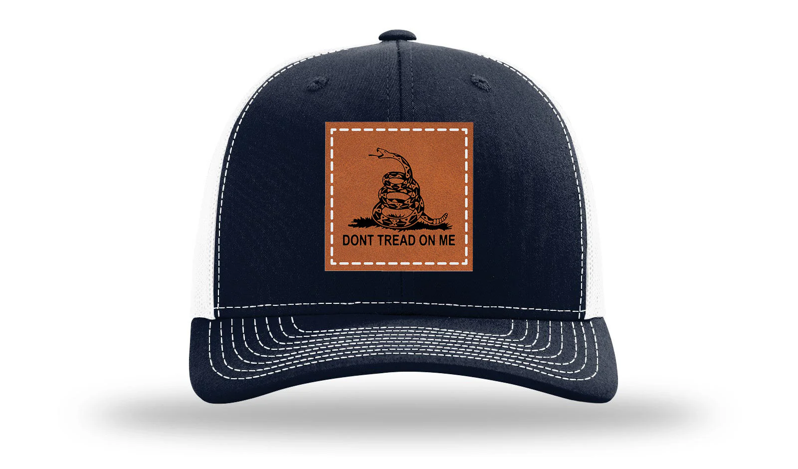 Don't Tread On Me Leather Patch Richardson 112 Hat - Image 29