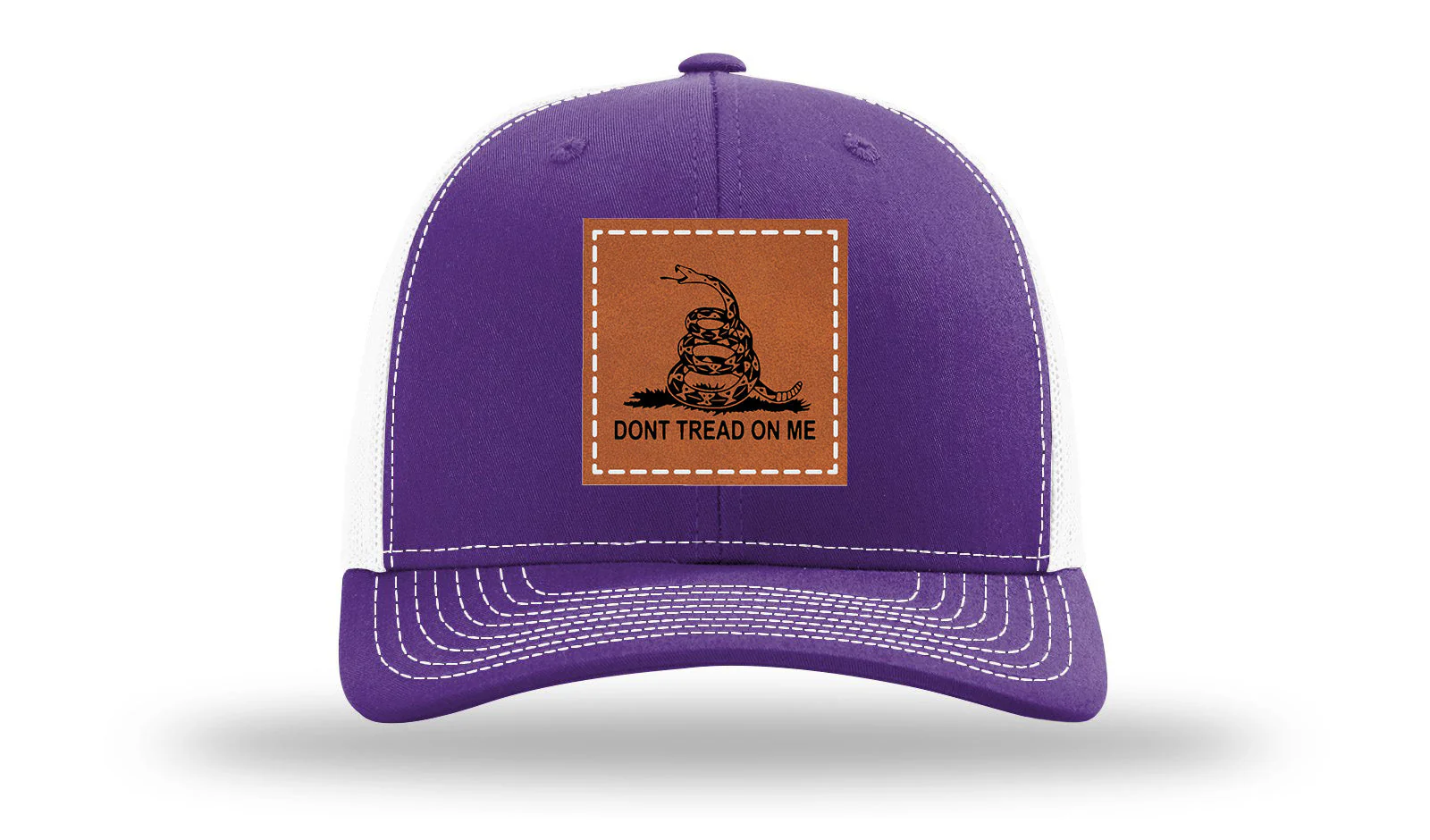 Don't Tread On Me Leather Patch Richardson 112 Hat - Image 30