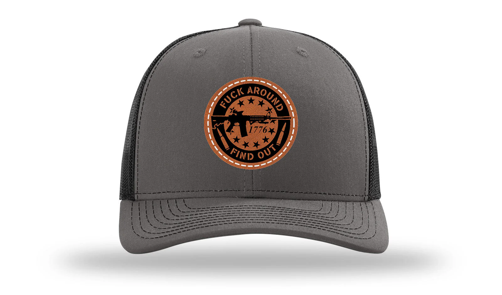 FAFO Leather Patch Richardson 112 Hat - Image 11