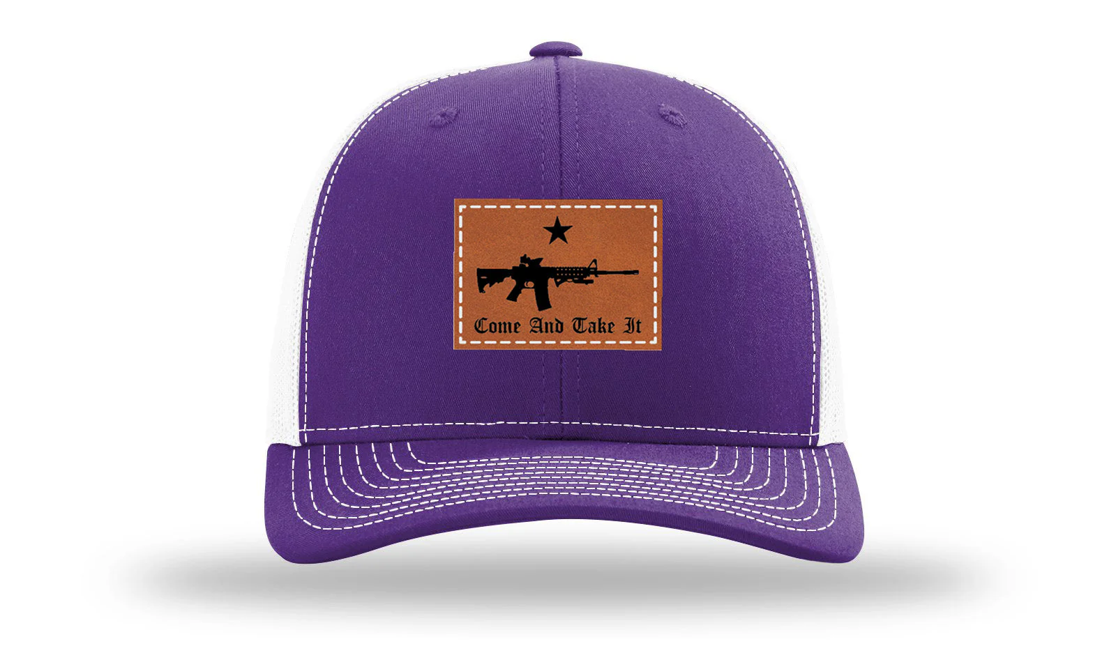 Come and Take It Leather Patch Richardson 112 Hat - Image 30