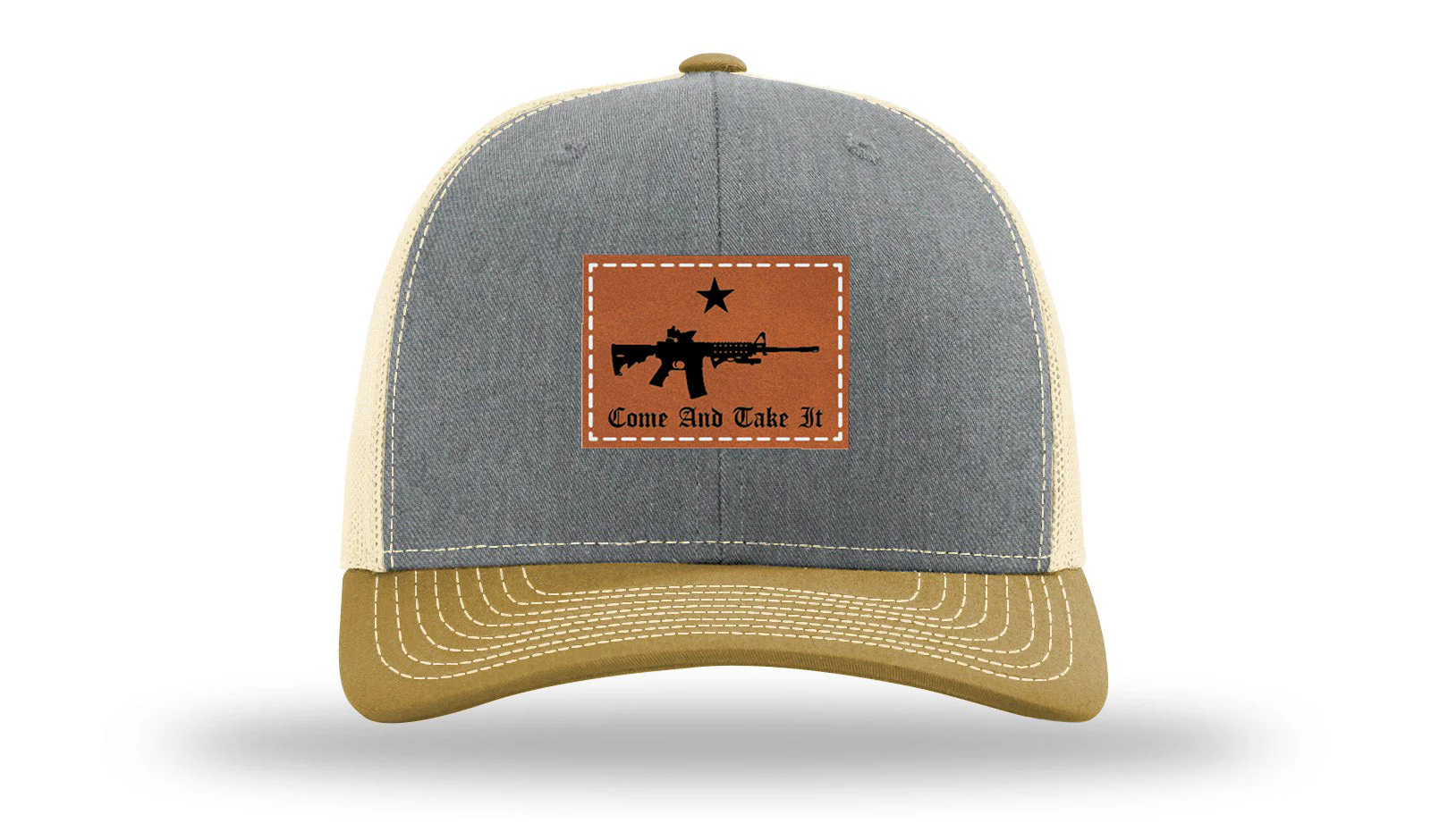 Come and Take It Leather Patch Richardson 112 Hat - Image 37
