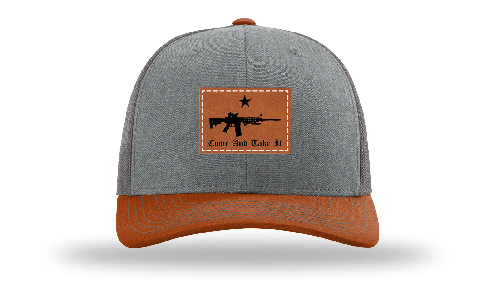 Come and Take It Leather Patch Richardson 112 Hat - Image 39