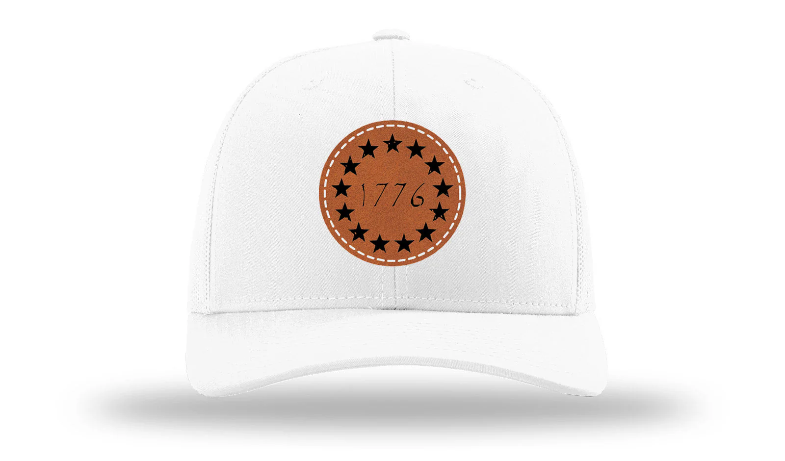 1776 Leather Patch Richardson 112 Hat - Image 5