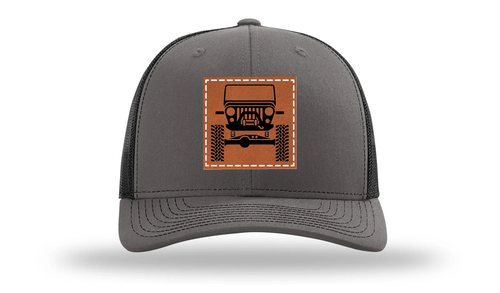 Jeep CJ Leather Patch Richardson 112 Hat - Image 11