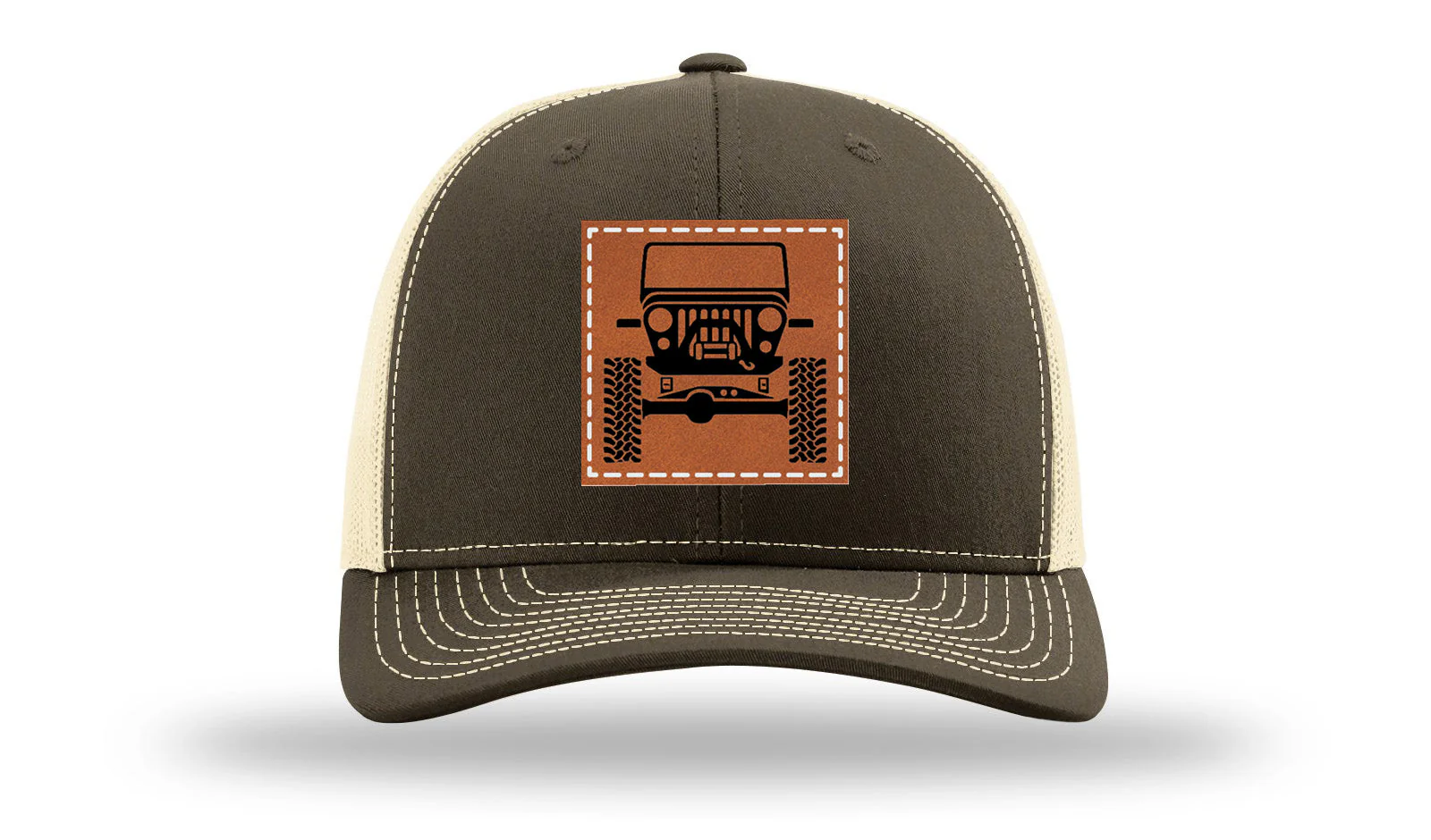 Jeep CJ Leather Patch Richardson 112 Hat - Image 17