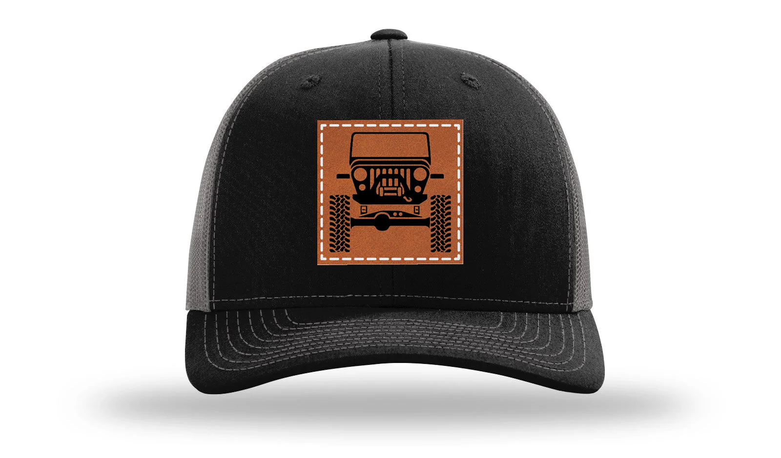 Jeep CJ Leather Patch Richardson 112 Hat - Image 6