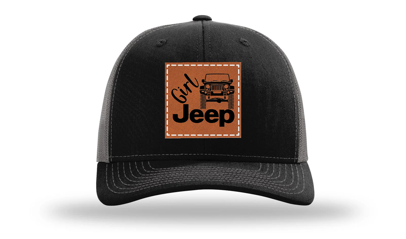 Girl Jeep JK Leather Patch Richardson 112 Hat - Image 6