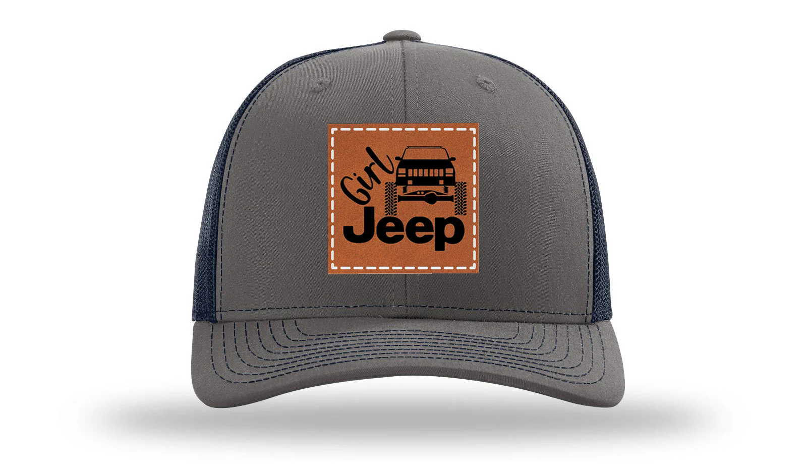 Girl Jeep Cherokee Leather Patch Richardson 112 Hat - Image 13