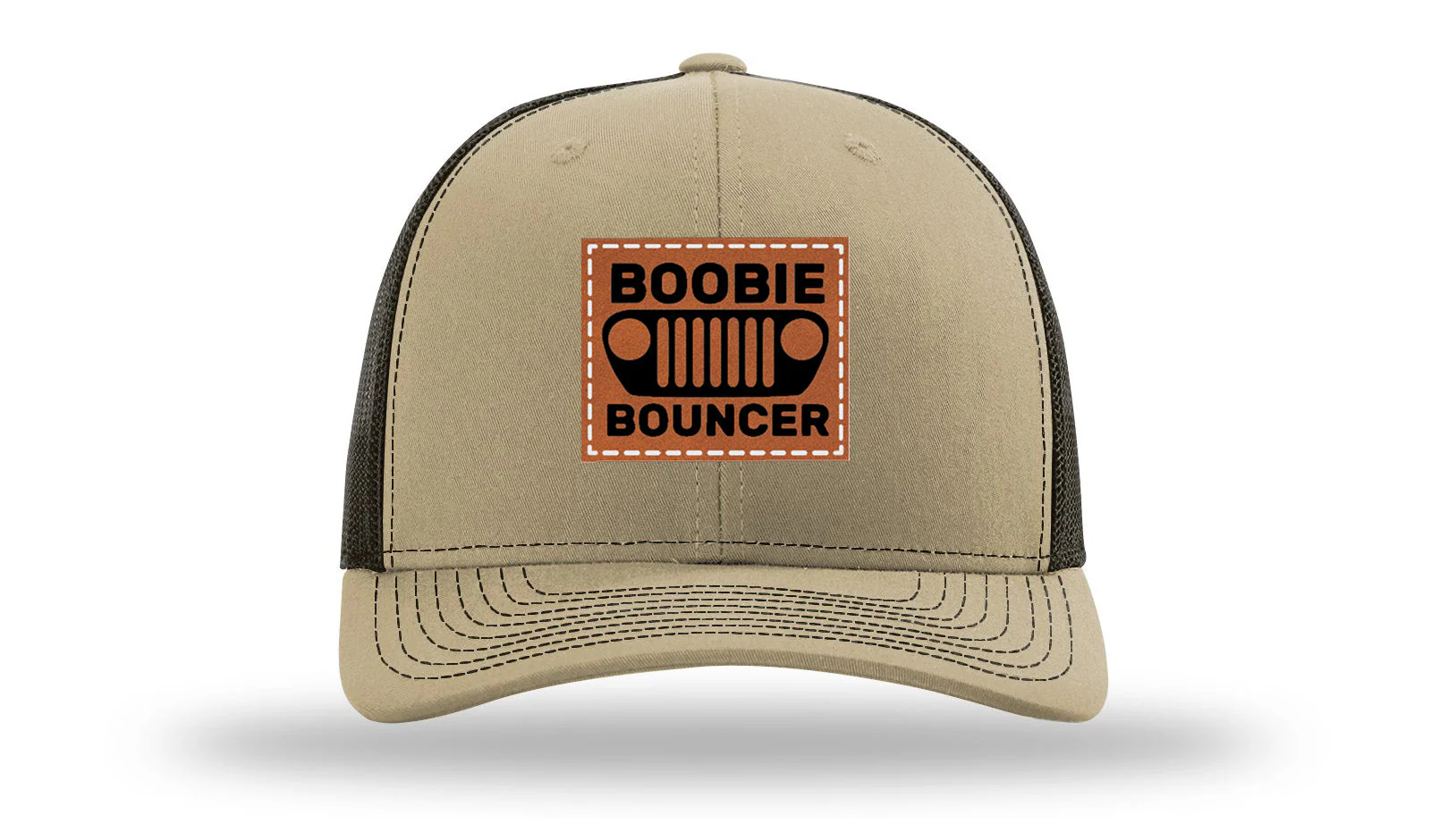 Boobie Bouncer Leather Patch Richardson 112 Hat - Image 24