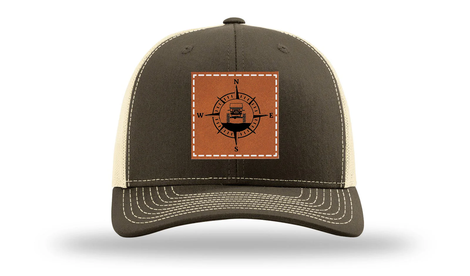 Jeep Compass CJ Leather Patch Richardson 112 Hat - Image 15