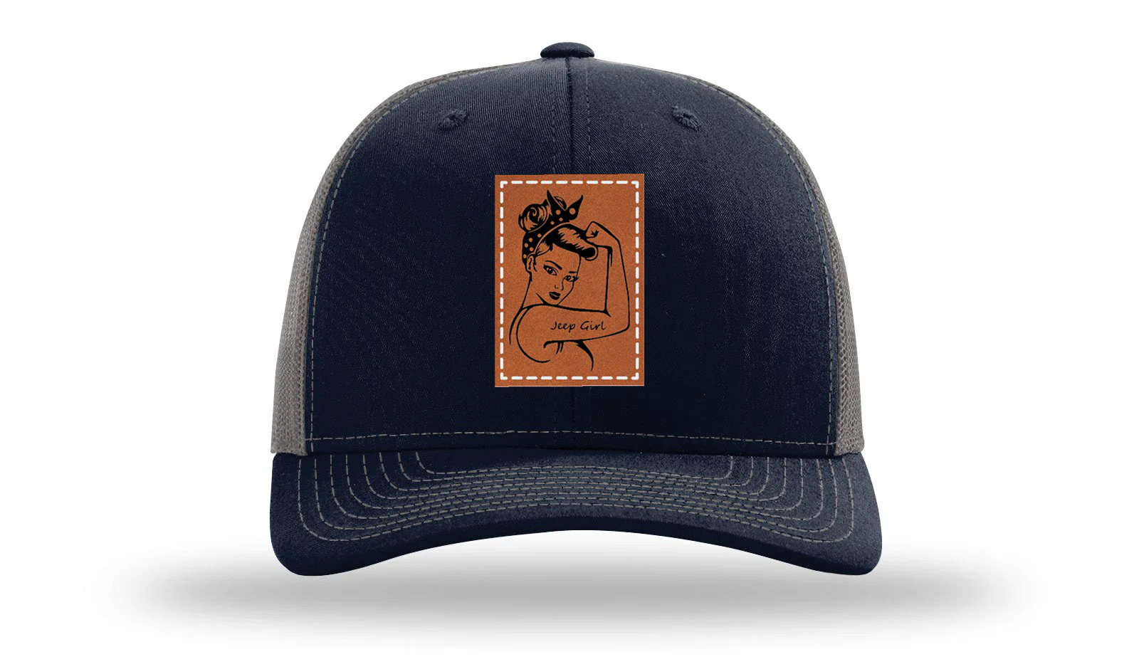 Jeep Girl Leather Patch Richardson 112 Hat - Image 27