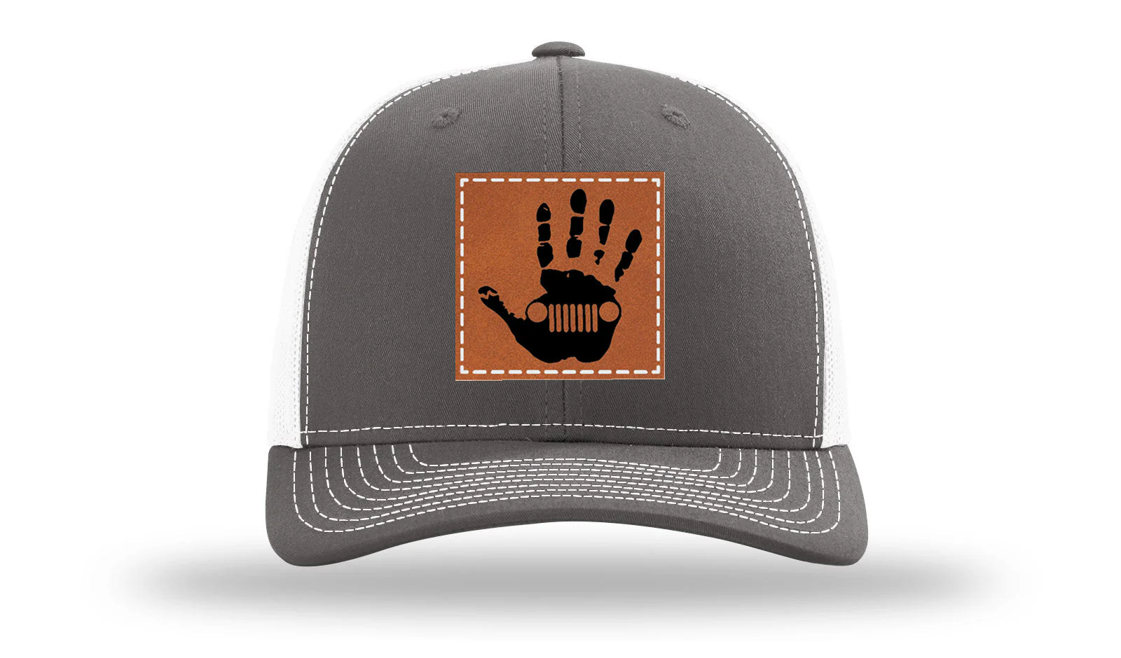 Jeep Wave Leather Patch Richardson 112 Hat - Image 16