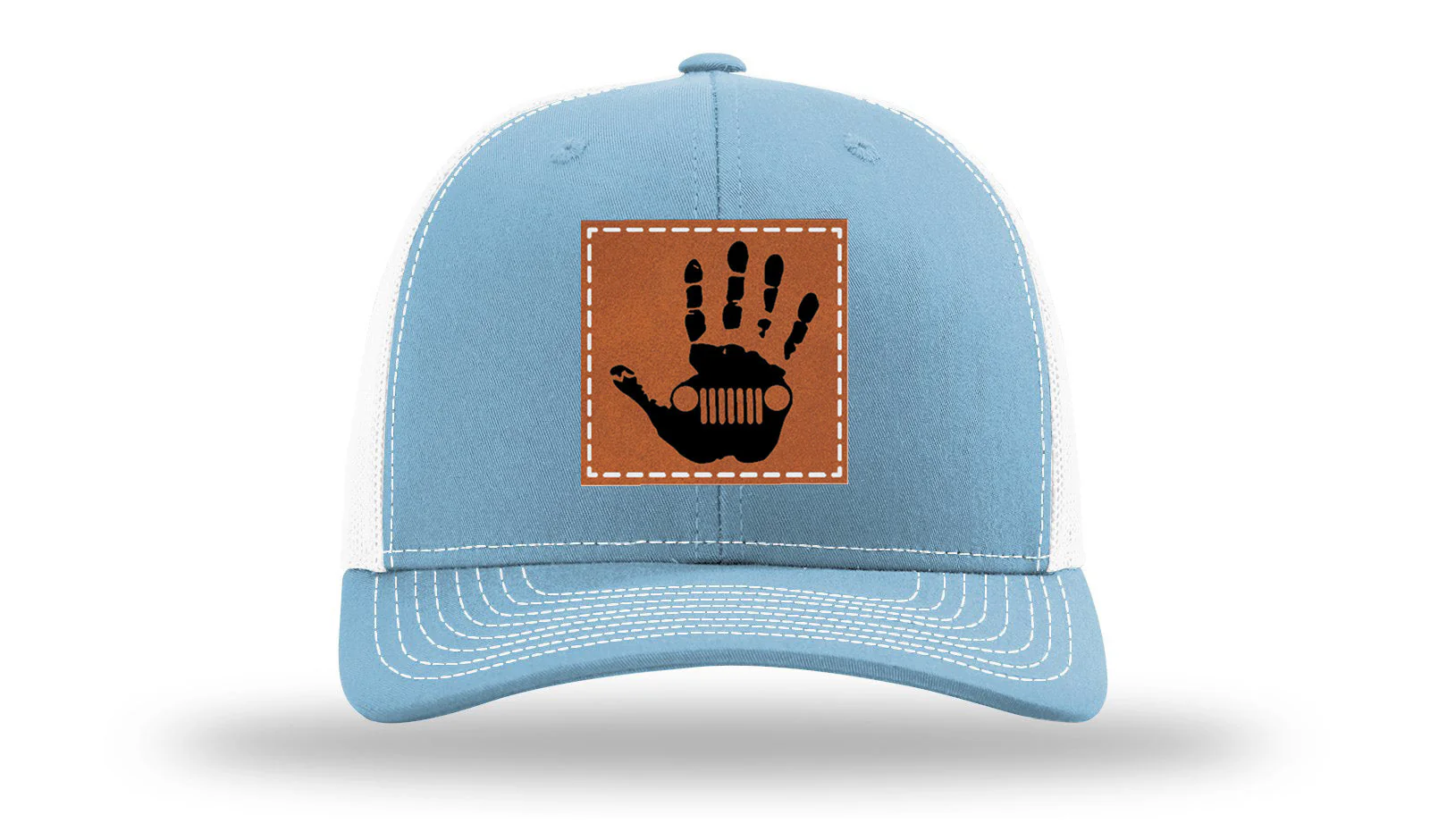 Jeep Wave Leather Patch Richardson 112 Hat - Image 19