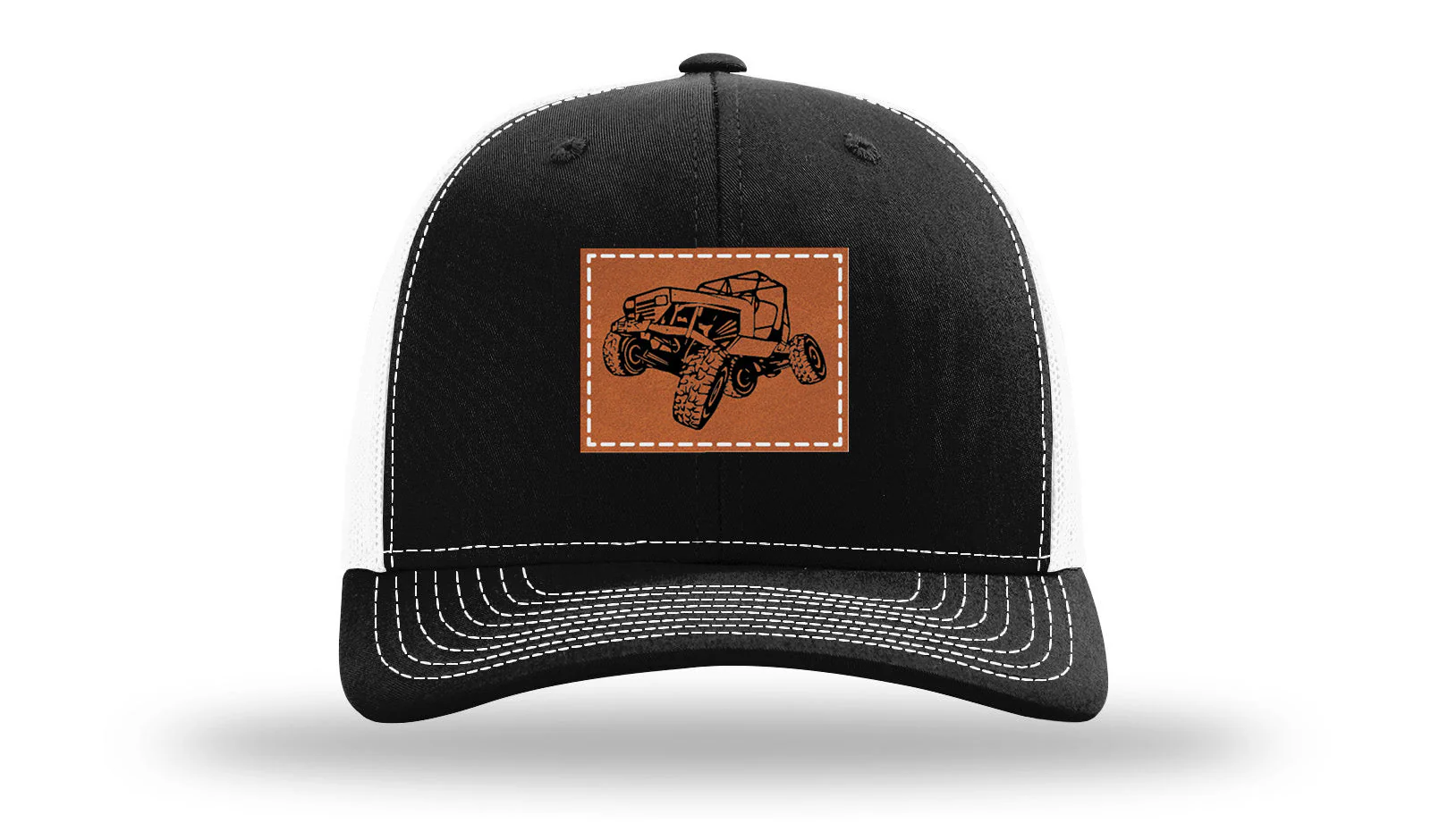 YJ Crawler without Rock Leather Patch Richardson 112 Hat - Image 7