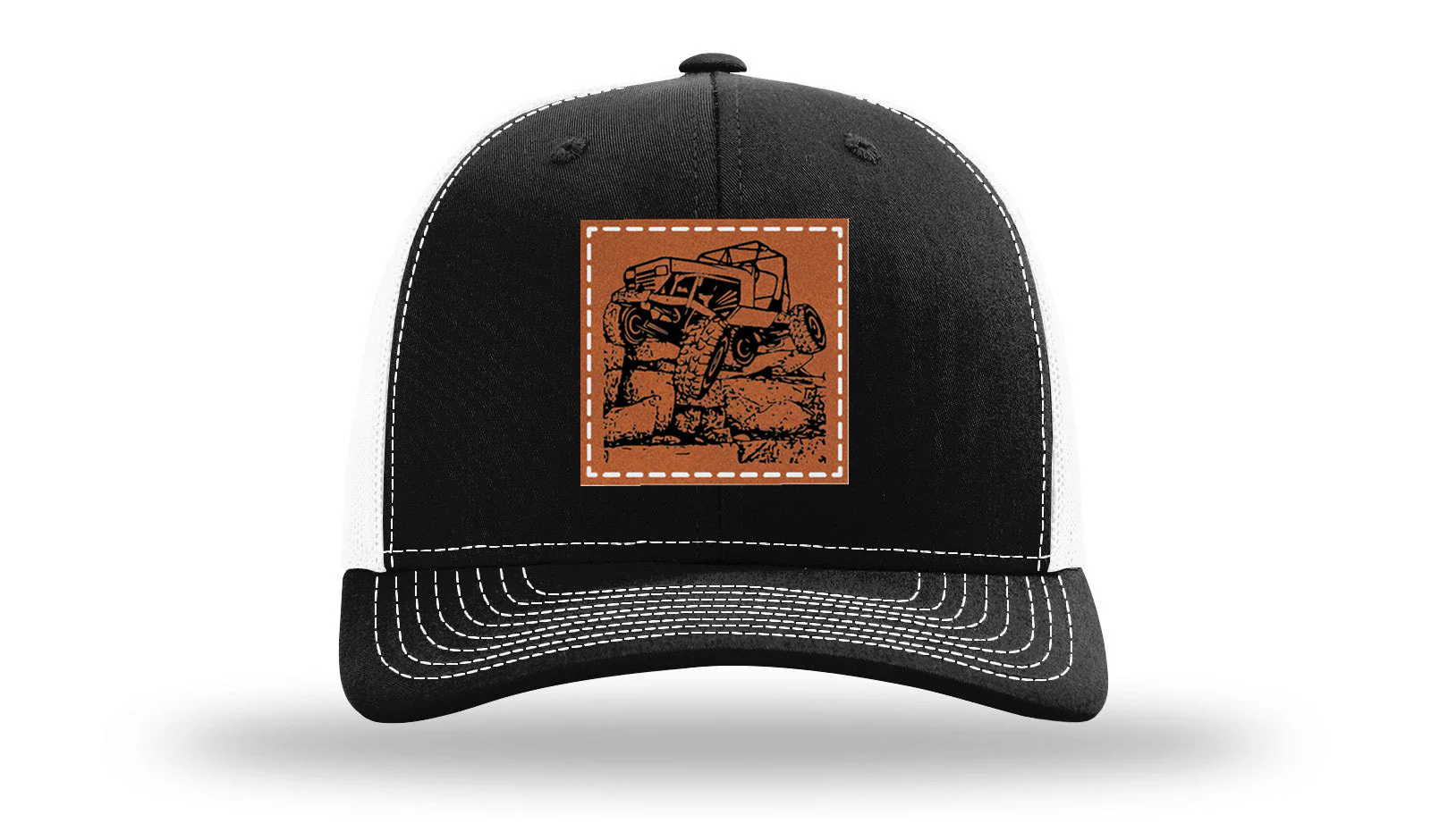 YJ Crawler Leather Patch Richardson 112 Hat - Image 7