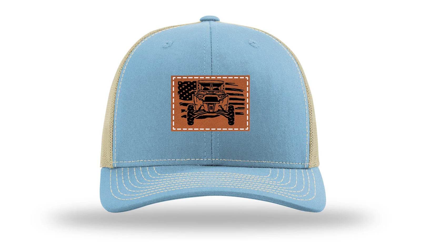RZR Flag Leather Patch Richardson 112 Hat - Image 18