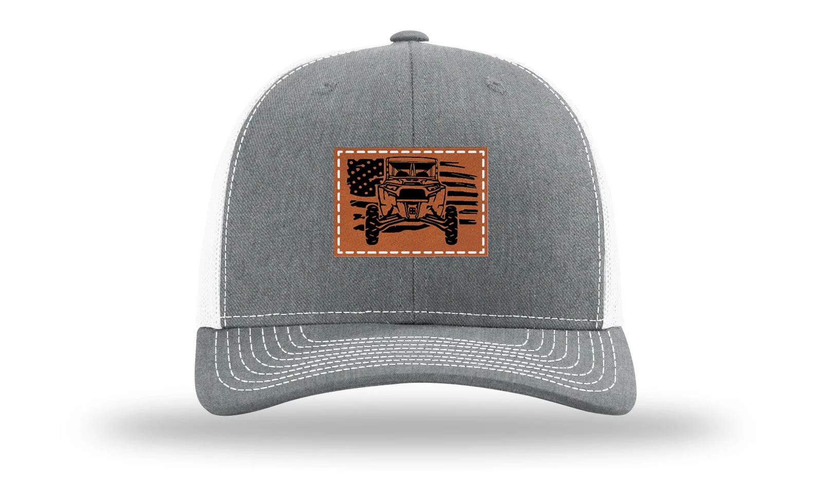 RZR Flag Leather Patch Richardson 112 Hat - Image 21