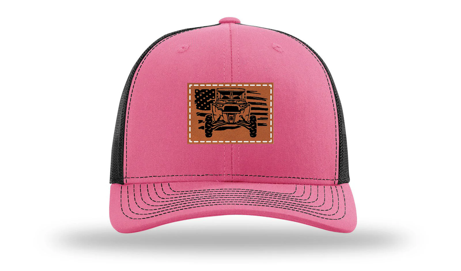 RZR Flag Leather Patch Richardson 112 Hat - Image 22