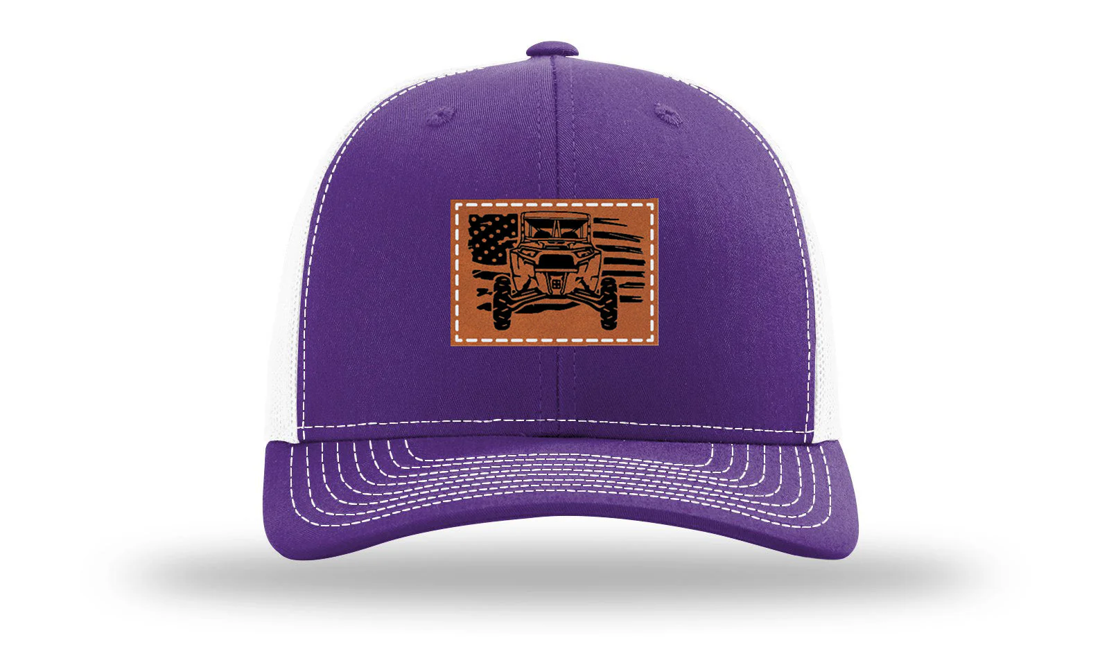 RZR Flag Leather Patch Richardson 112 Hat - Image 30