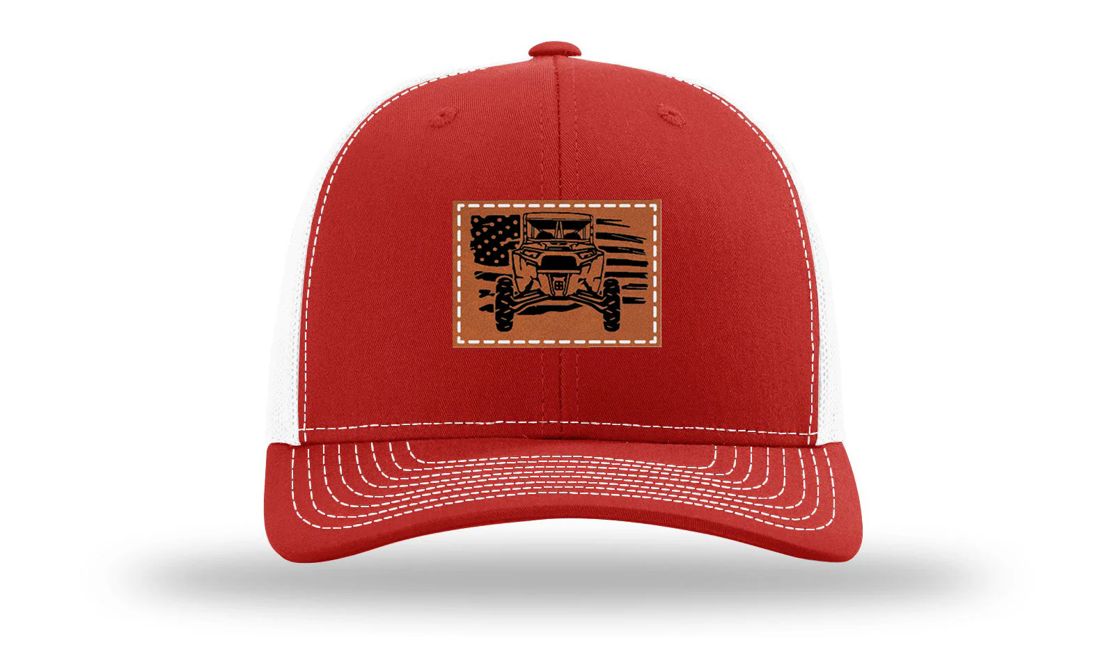RZR Flag Leather Patch Richardson 112 Hat - Image 31