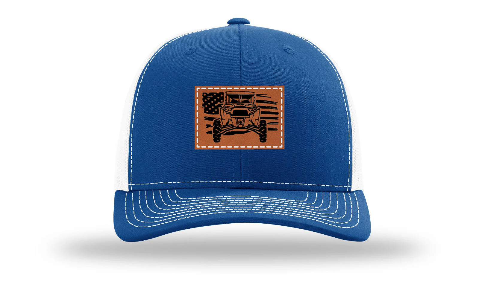 RZR Flag Leather Patch Richardson 112 Hat - Image 32