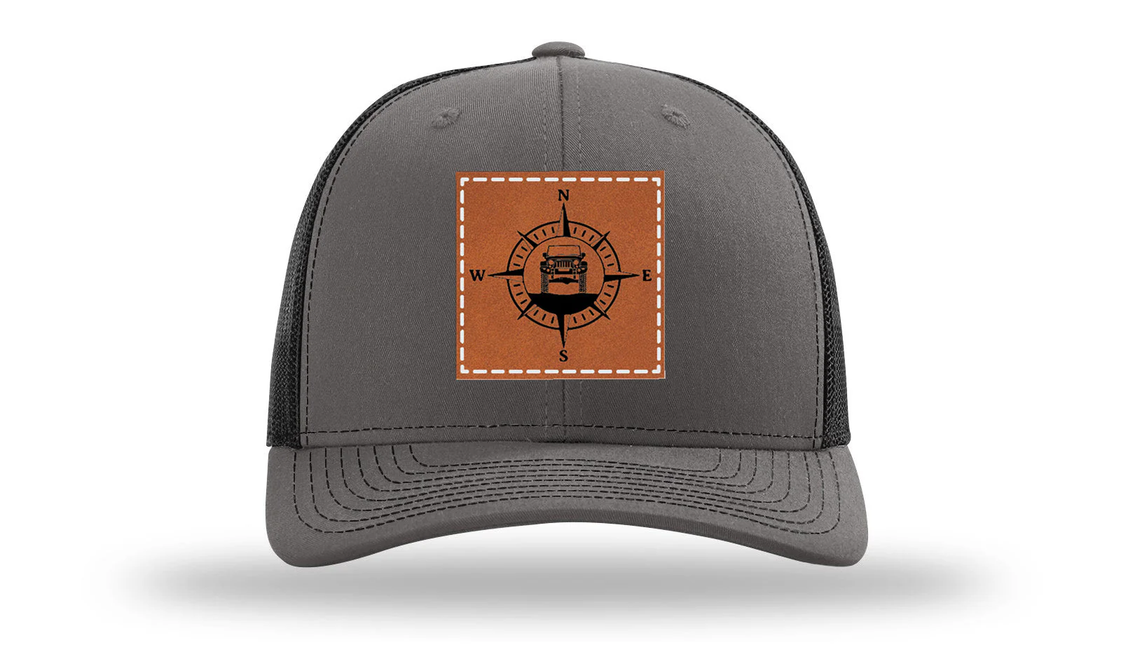 Jeep Compass JK Leather Patch Richardson 112 Hat - Image 11