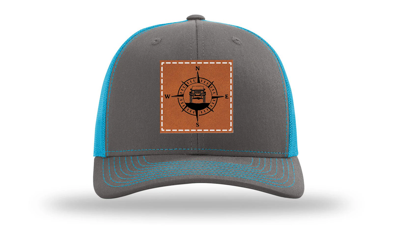 Jeep Compass JK Leather Patch Richardson 112 Hat - Image 14