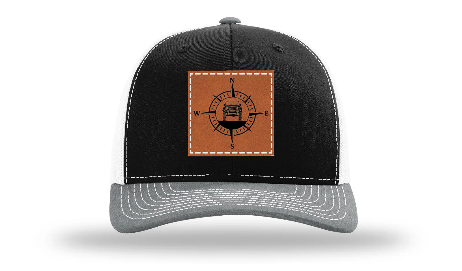 Jeep Compass JK Leather Patch Richardson 112 Hat - Image 33