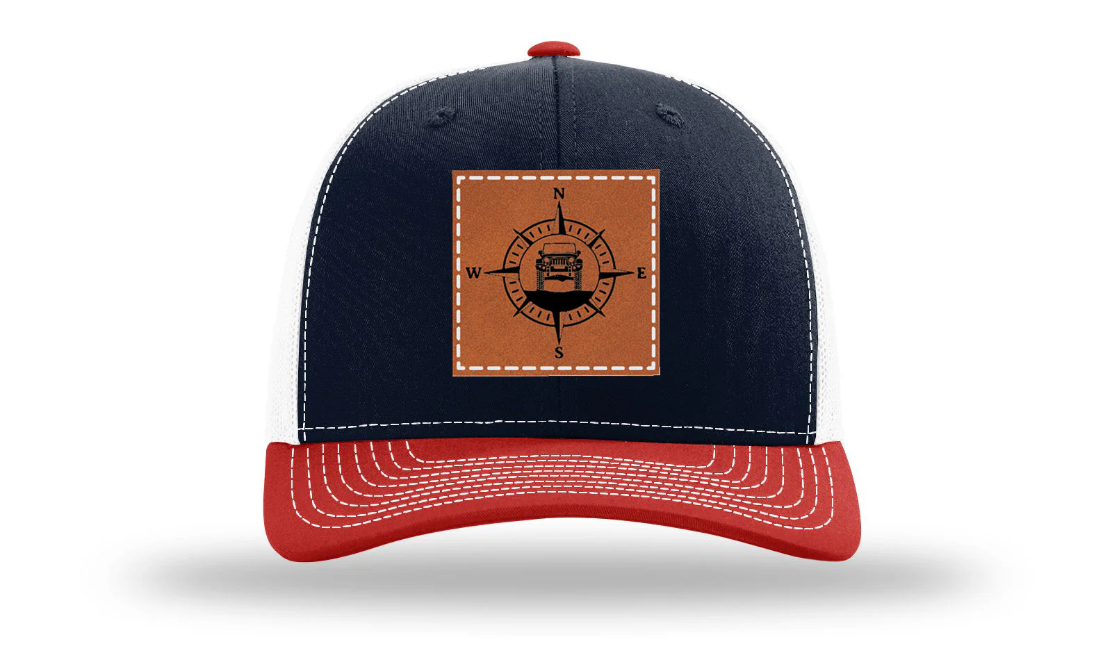 Jeep Compass JK Leather Patch Richardson 112 Hat - Image 40