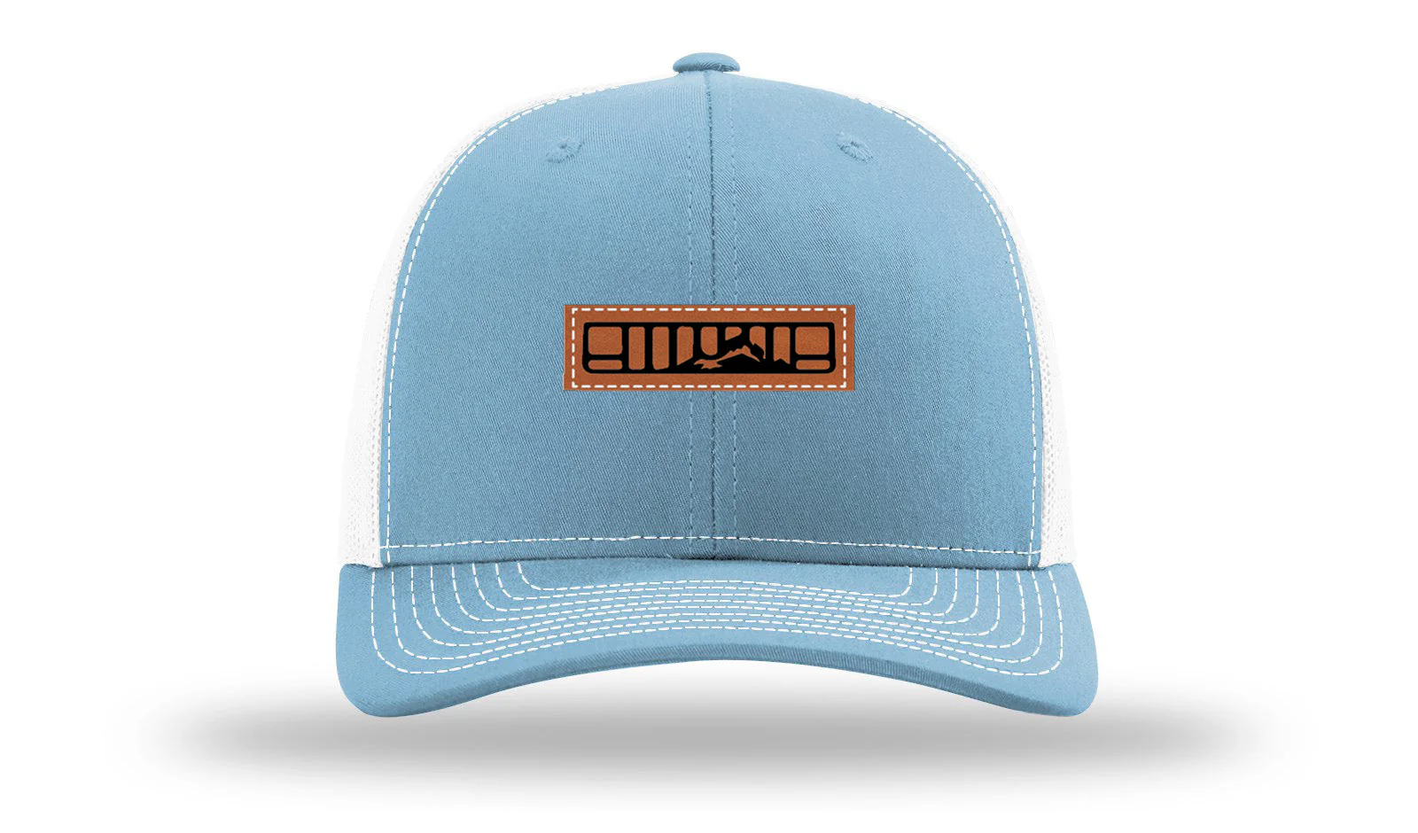 XJ Grill With Mountain Leather Patch Richardson 112 Hat - Image 19