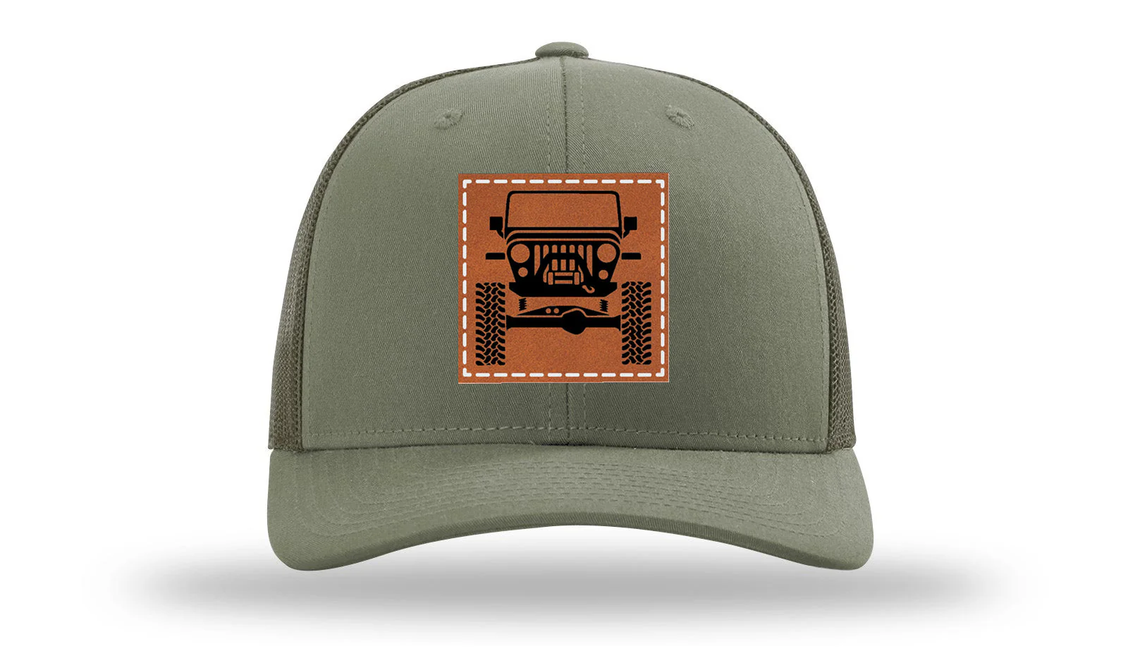 Jeep TJ Leather Patch Richardson 112 Hat - Image 3