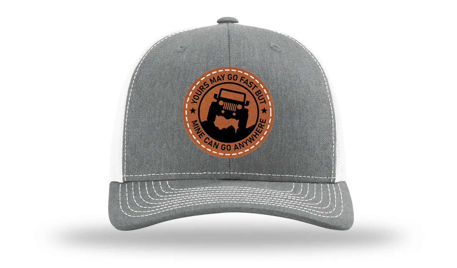 Yours May Go Fast Leather Patch Richardson 112 Hat - Image 21