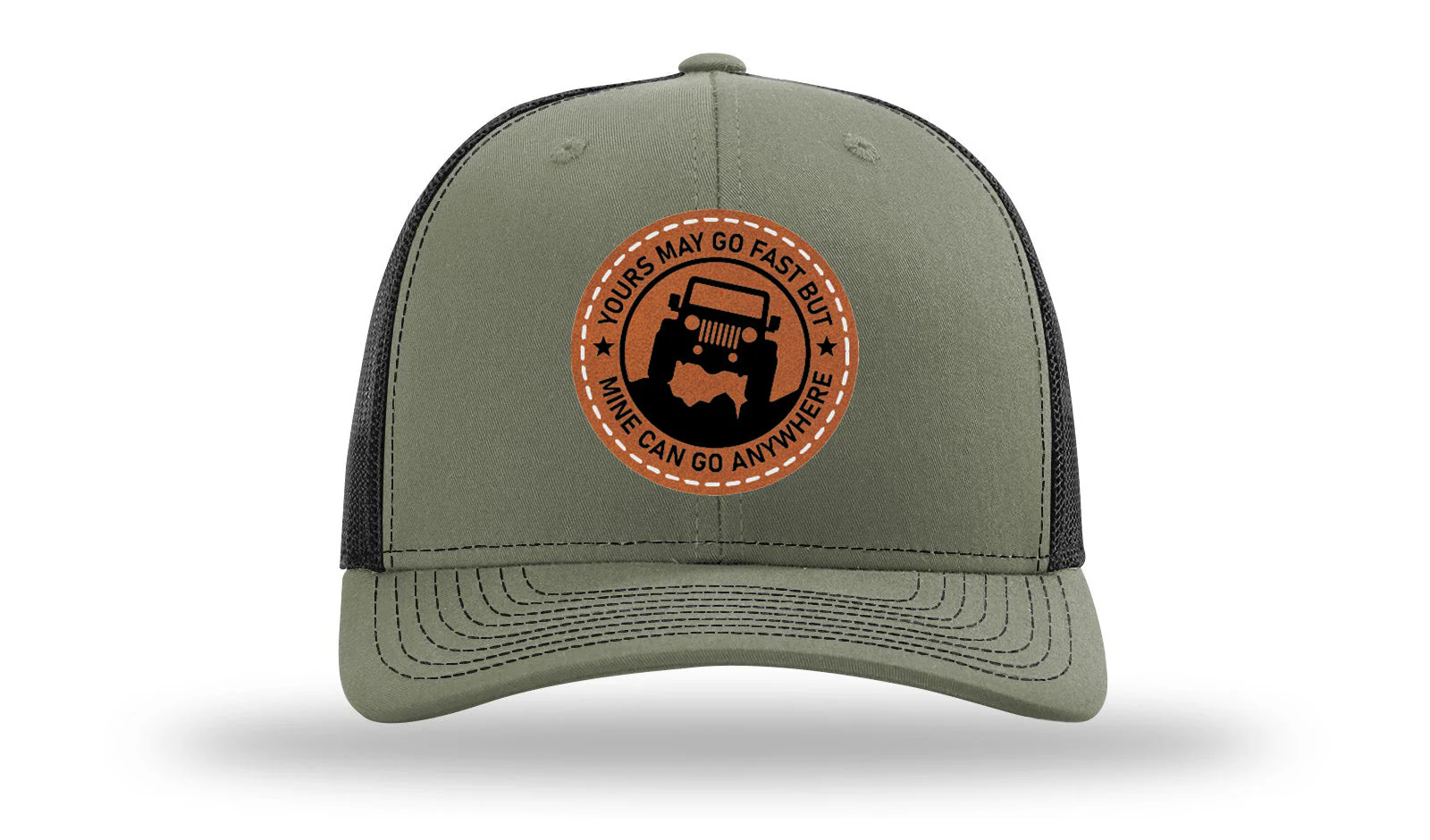 Yours May Go Fast Leather Patch Richardson 112 Hat - Image 25